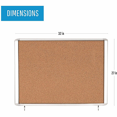 MasterVision Water-Resistant Enclosed Corkboard (BVCVT340601760)