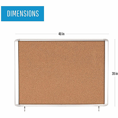 MasterVision Water-Resistant Enclosed Corkboard (BVCVT380601760)