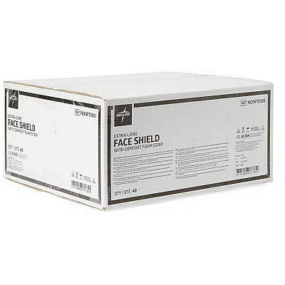 Medline Disposable Full-Length Face Shields (MIINONFS100)