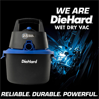 DieHard 2.5-Gallon 2.5 HP Wet/Dry Vacuum (ESMDH7000201)