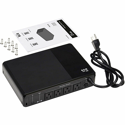 Eaton Tripp Lite Series 600VA 300W 120V Standby UPS - 4 NEMA 5-15R Outlets (Surge + Battery Backup), 5-15P Plug, Desktop (TRPBC600R)