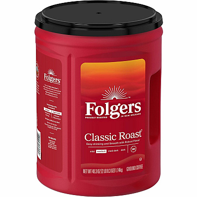Folgers Ground Canister Classic Roast Coffee (FOL30419PL)
