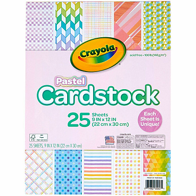 Crayola Pastel Cardstock (CYO990053)