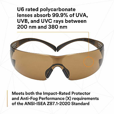 3M SecureFit Protective Eyewear (MMMSF405SGAFBCT)