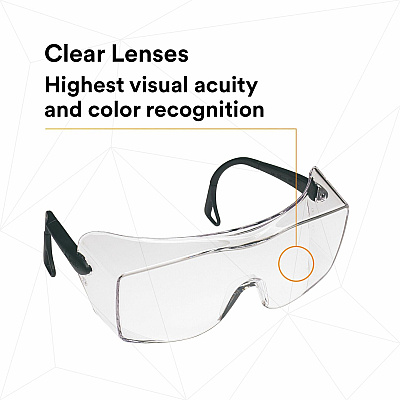 3M OX Over-The-Glasses Protective Eyewear (MMM1216600000CT)