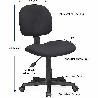 NuSparc Multi-Task Chair (NPRCH300FNBK)