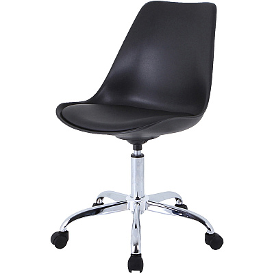 NuSparc Padded Seat Poly Task Chair (NPRCH303CNBK)