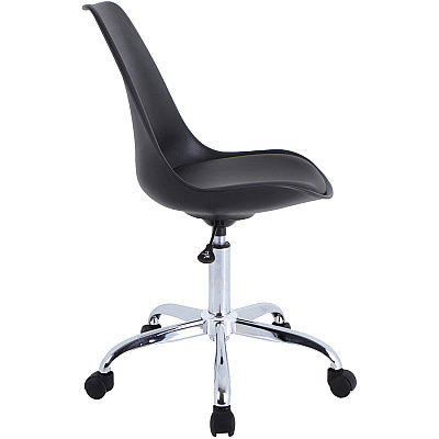 NuSparc Padded Seat Poly Task Chair (NPRCH303CNBK)