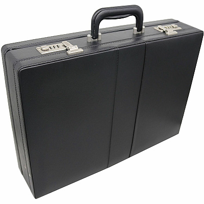NuSparc Carrying Case (Attache) Document, Paper, Business Card, Pen - Black (NPRBC100ZZBK)