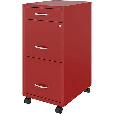 NuSparc Mobile File Cabinet (NPRVF318BMRD)