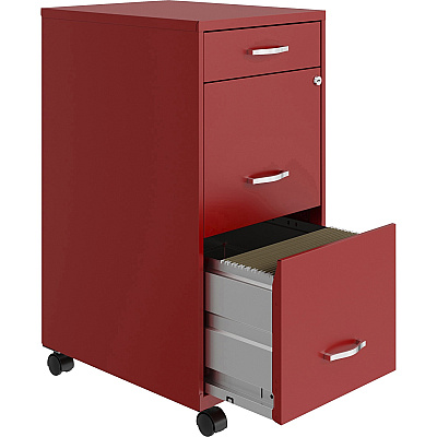 NuSparc Mobile File Cabinet (NPRVF318BMRD)