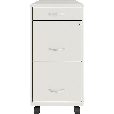 NuSparc Mobile File Cabinet (NPRVF318BMWE)