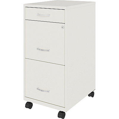 NuSparc Mobile File Cabinet (NPRVF318BMWE)