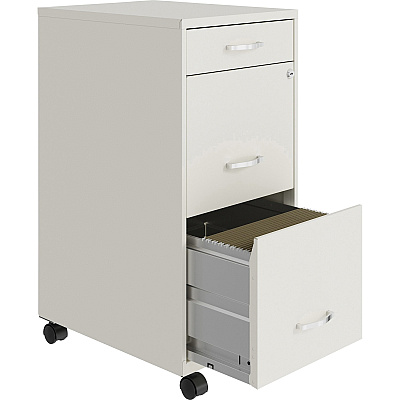 NuSparc Mobile File Cabinet (NPRVF318BMWE)