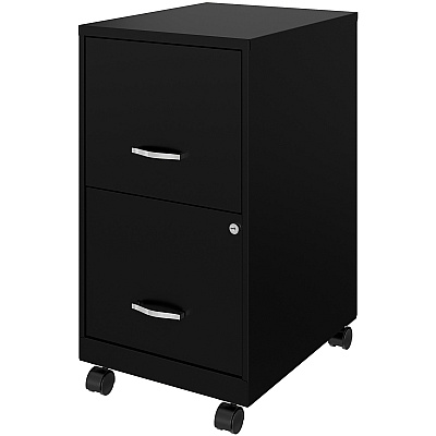 NuSparc Mobile File Cabinet (NPRVF218AMBK)