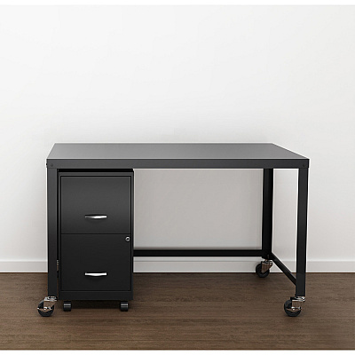 NuSparc Mobile File Cabinet (NPRVF218AMBK)
