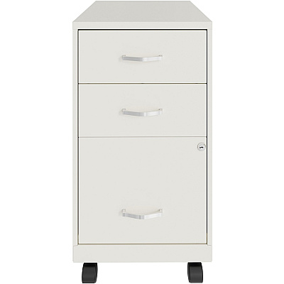 NuSparc 3-Drawer Organizer Metal File Cabinet (NPRVF318CMWE)