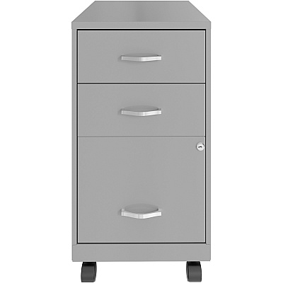 NuSparc 3-Drawer Organizer Metal File Cabinet (NPRVF318CMSR)