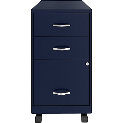 NuSparc 3-Drawer Organizer Metal File Cabinet (NPRVF318CMNY)