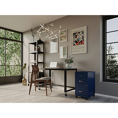 NuSparc 3-Drawer Organizer Metal File Cabinet (NPRVF318CMNY)