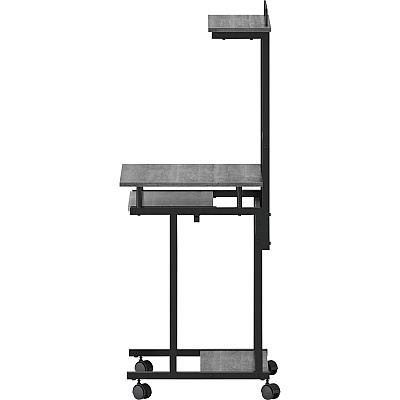NuSparc Mobile Computer Workstation w/Keybrd Tray (NPRWS100AMWC)