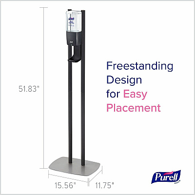 PURELL ES10 Floor Stand with Automatic Dispenser (GOJ8214DS)