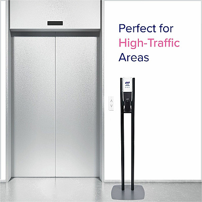 PURELL ES10 Floor Stand with Automatic Dispenser (GOJ8214DS)