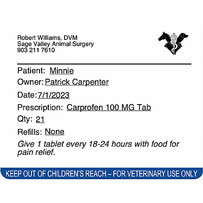 DYMO LabelWriter Veterinary Labels (DYM2187328)