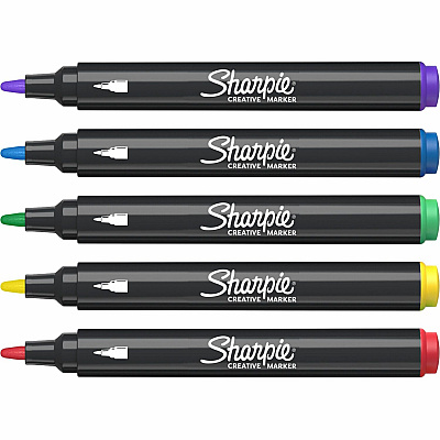 Sharpie Creative Markers, Water-Based Acrylic Markers, Bullet Tip (SAN2196902)