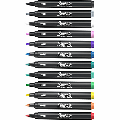 Sharpie Creative Markers, Water-Based Acrylic Markers, Bullet Tip (SAN2196905)