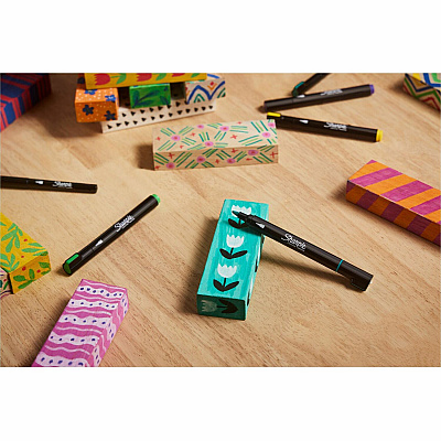 Sharpie Creative Markers, Water-Based Acrylic Markers, Brush Tip (SAN2196907)