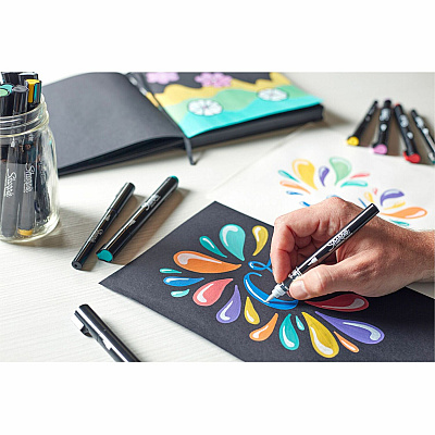 Sharpie Creative Markers, Water-Based Acrylic Markers, Brush Tip (SAN2196907)
