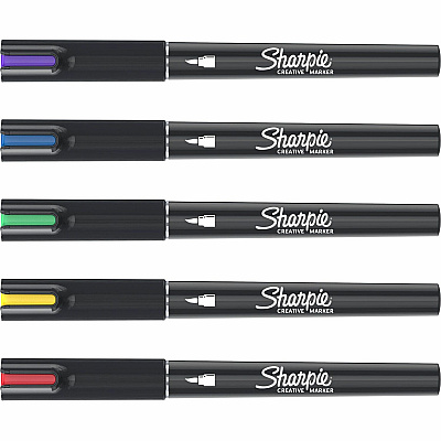 Sharpie Creative Markers, Water-Based Acrylic Markers, Brush Tip (SAN2196904)