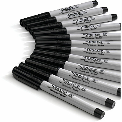 Sharpie Ultra Fine Permanent Markers (SAN37001B)