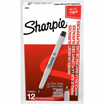 Sharpie Ultra Fine Permanent Markers (SAN37001B)