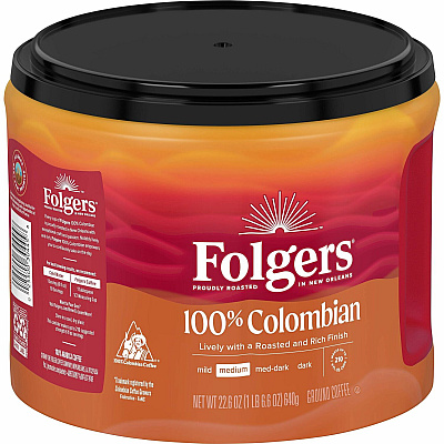 Folgers 100% Colombian Coffee (FOL30445CT)