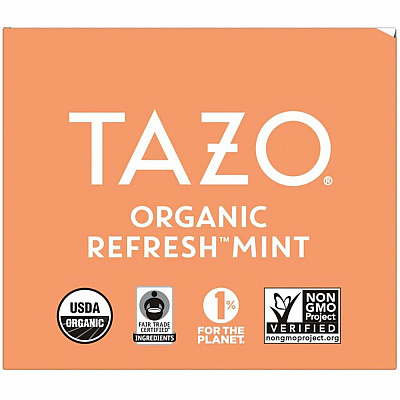 Tazo Regenerative Organic Refresh Mint Herbal Tea Bag (TZO00350)