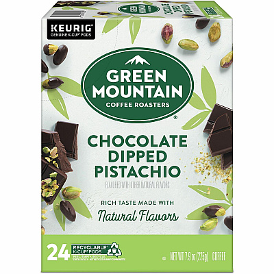 Green Mountain Coffee Roasters K-Cup Chocolate Dipped Pistachio Coffee (GMT0158)