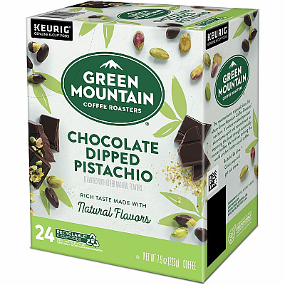 Green Mountain Coffee Roasters K-Cup Chocolate Dipped Pistachio Coffee (GMT0158)