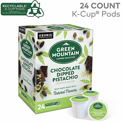 Green Mountain Coffee Roasters K-Cup Chocolate Dipped Pistachio Coffee (GMT0158)