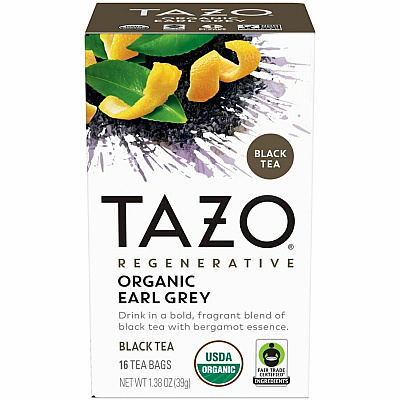 Tazo Regenerative Organic Earl Grey Black Tea Bag (TZO00352)
