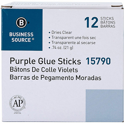 Business Source Bulk Purple Glue Sticks (BSN15790)