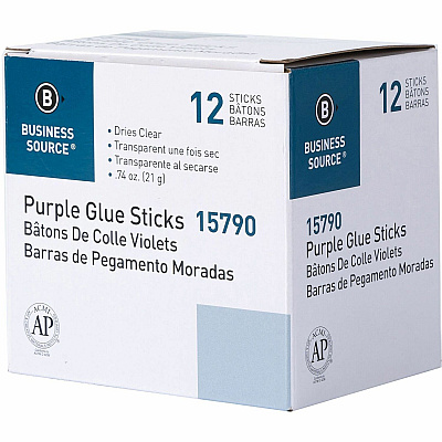Business Source Bulk Purple Glue Sticks (BSN15790)