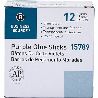 Business Source Bulk Purple Glue Sticks (BSN15789)