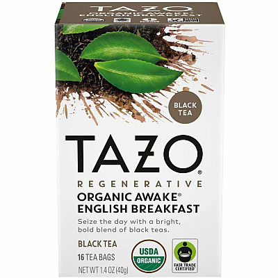 Tazo Regenerative Organic Awake English Breakfast Black Tea Bag (TZO00303)