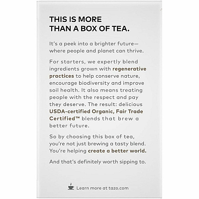 Tazo Regenerative Organic Awake English Breakfast Black Tea Bag (TZO00303)