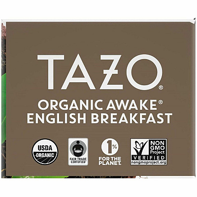 Tazo Regenerative Organic Awake English Breakfast Black Tea Bag (TZO00303)