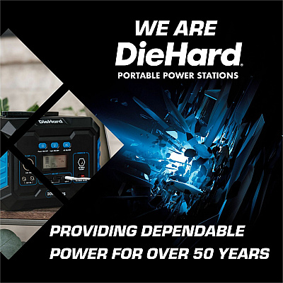 DieHard 300-Watt Lithium-ion Portable Power Station/Solar Generator (ESMDH2000101)
