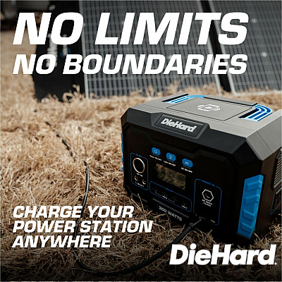DieHard 300-Watt Lithium-ion Portable Power Station/Solar Generator (ESMDH2000101)