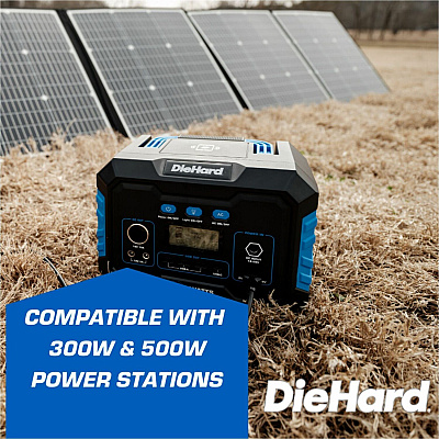 DieHard 120-Watt Solar Panel for Portable Power Station (ESMDH2000501)